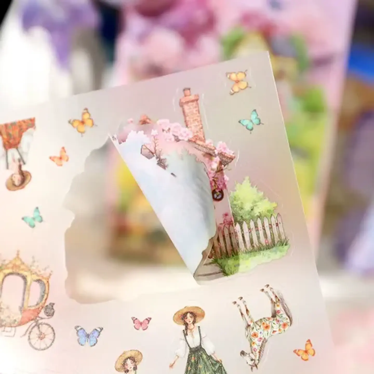 Stickers Mini Escena Romántica. Pegatinas 3