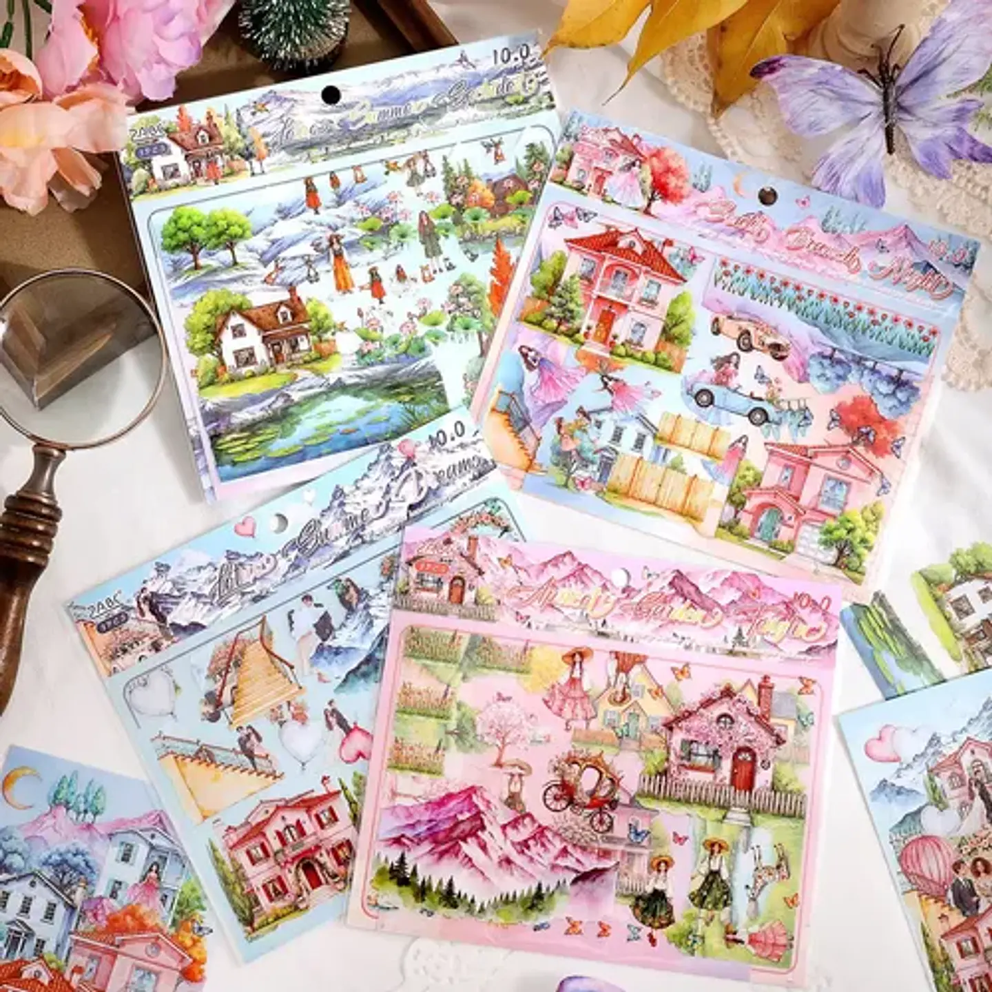 Stickers Mini Escena Romántica. Pegatinas 4