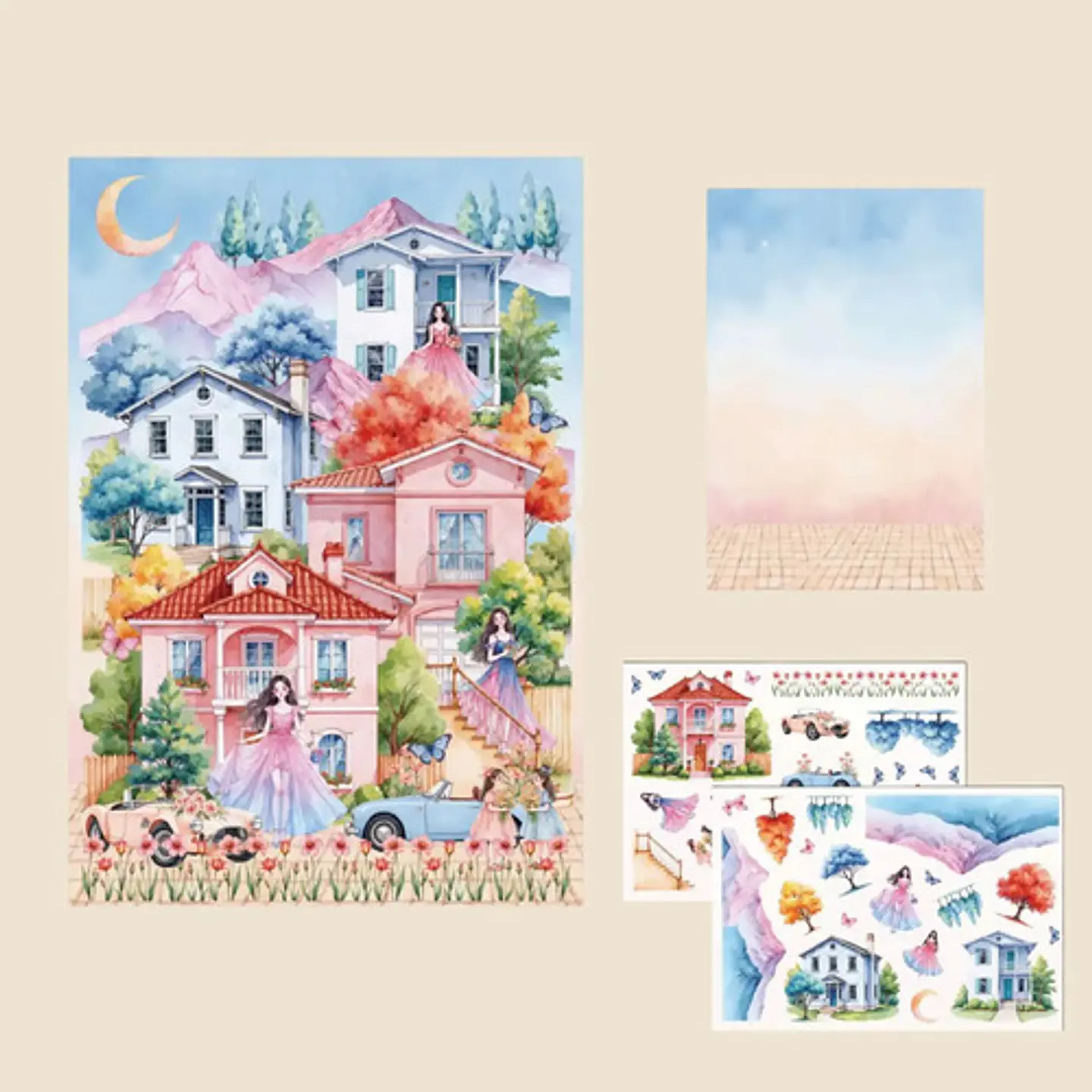 Stickers Mini Escena Romántica. Pegatinas 9