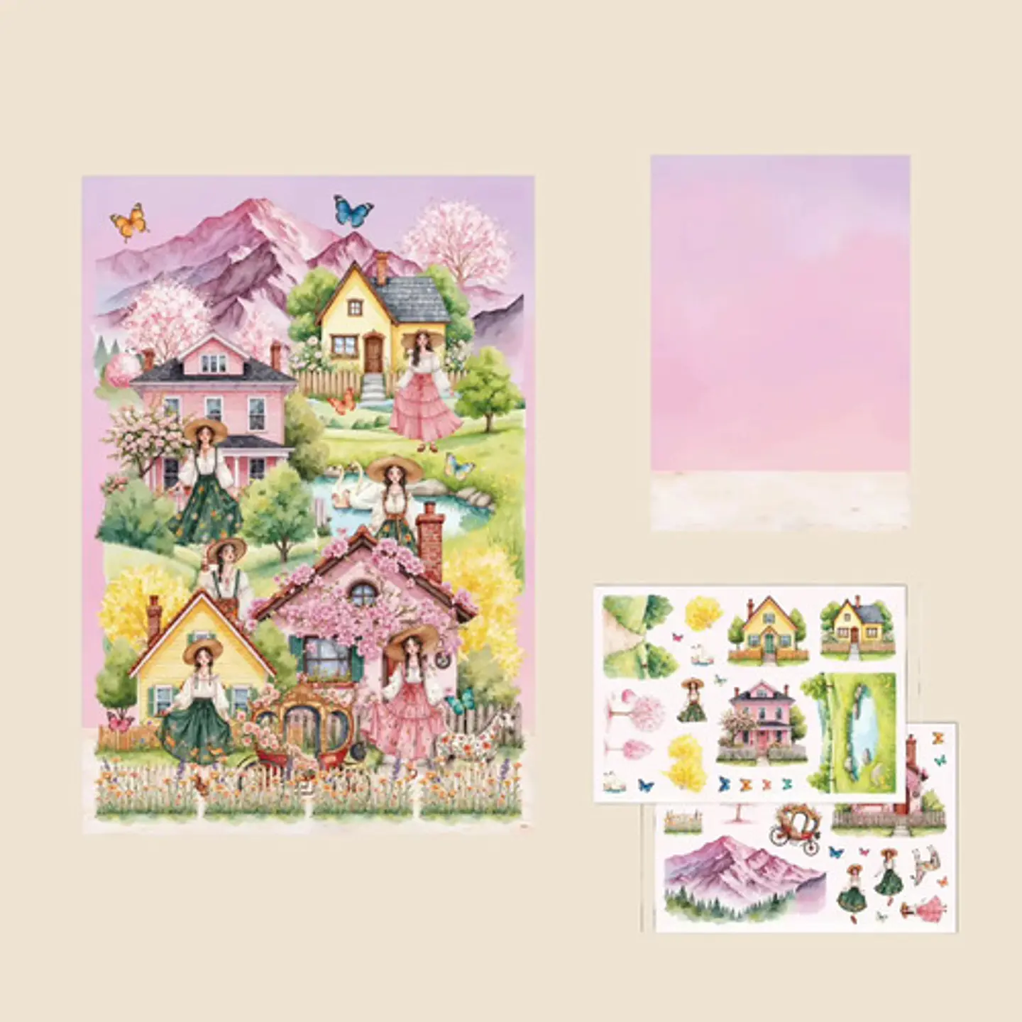 Stickers Mini Escena Romántica. Pegatinas 13