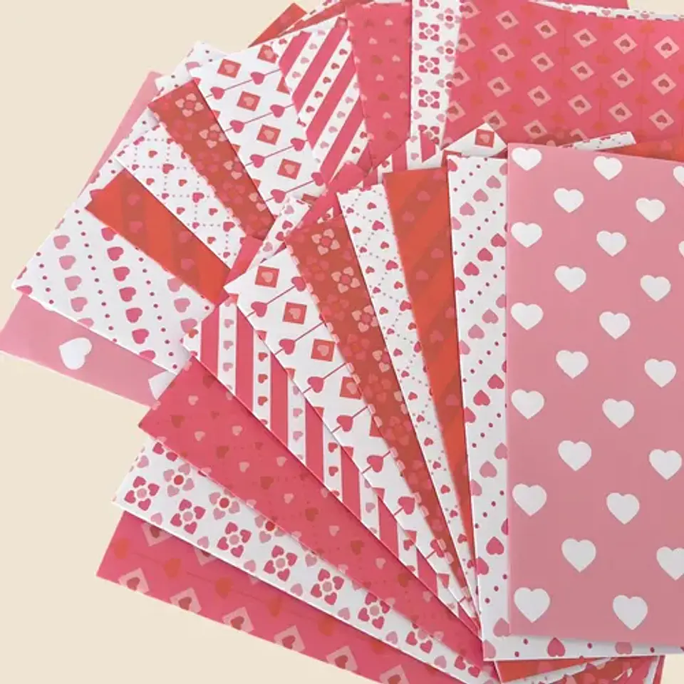 20 Papeles Scrapbook, Junk Journal, Papelería Love Vol 1 2
