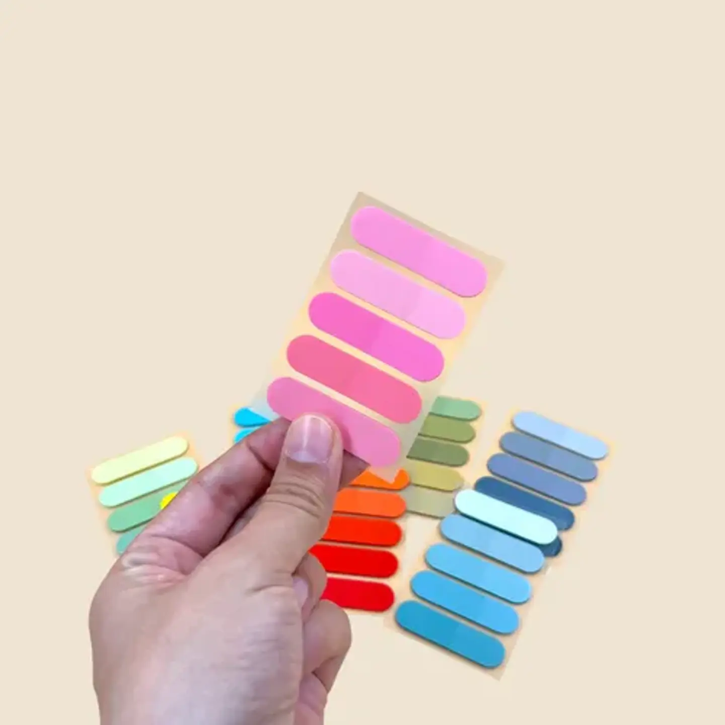 5 Sets Banderas / Banderines Para Marcar Libros, Journaling 2