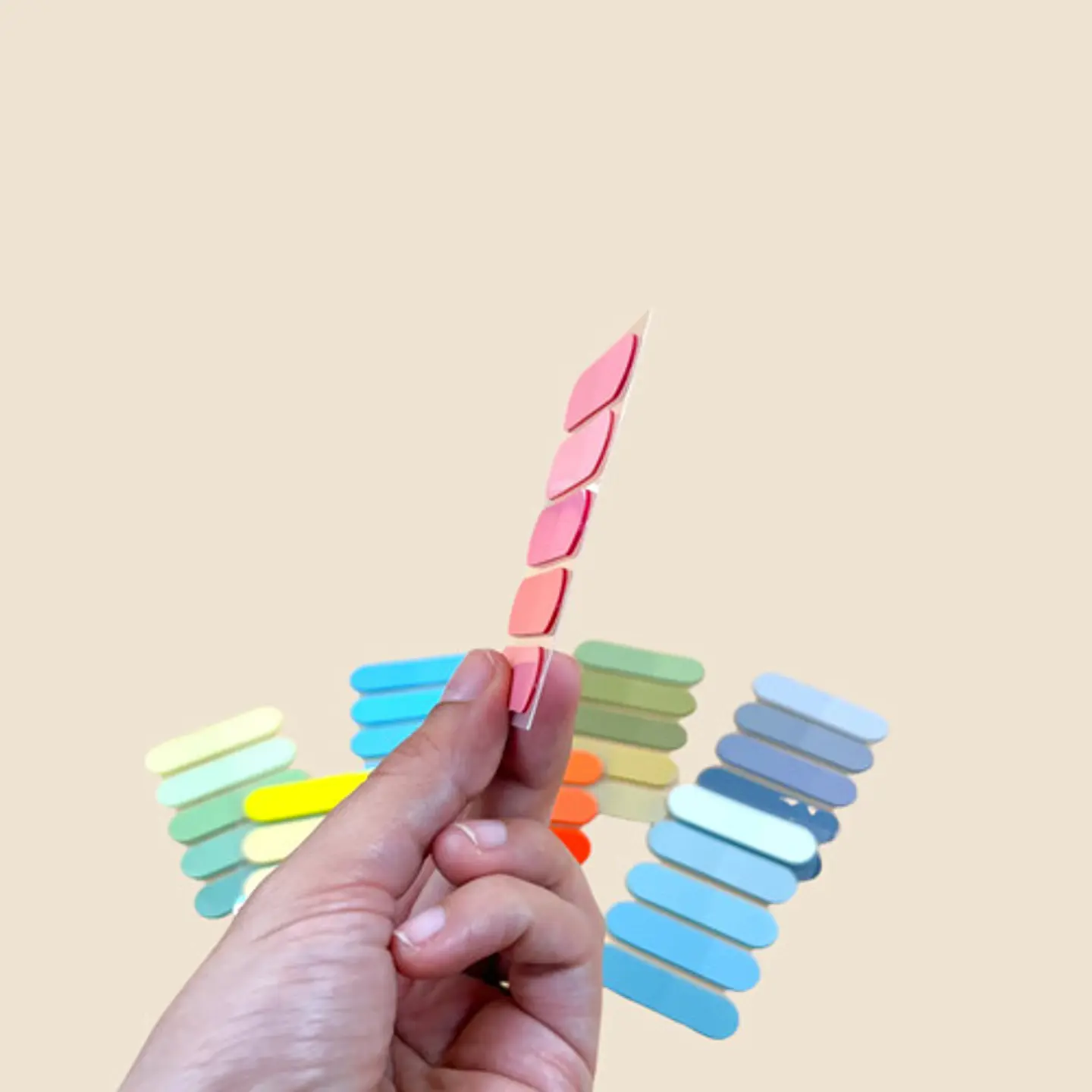 5 Sets Banderas / Banderines Para Marcar Libros, Journaling 3