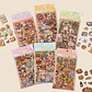 4 Láminas De Stickers Pegatinas De Comida Junk Journal - Miniatura 16