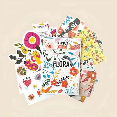 Sobre Scrapbook, Stickers Y Papelería - Flora Vol 1