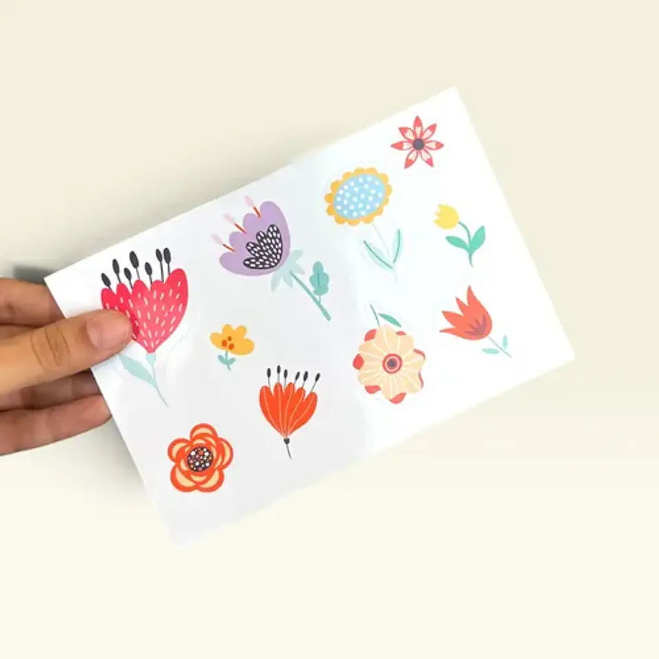 Sobre Scrapbook, Stickers Y Papelería - Flora Vol 1 5