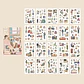 Libro De Stickers 400 Pegatinas, 20 Hojas Junk Journal - Miniatura 1