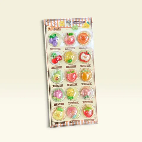 15 Stickers 3d Pegatinas Journaling, Junk Journal Charms