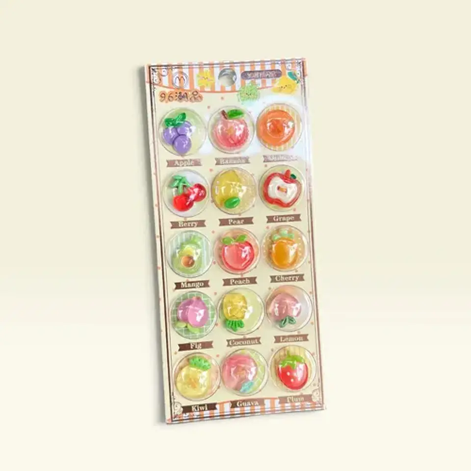 15 Stickers 3d Pegatinas Journaling, Junk Journal Charms 1