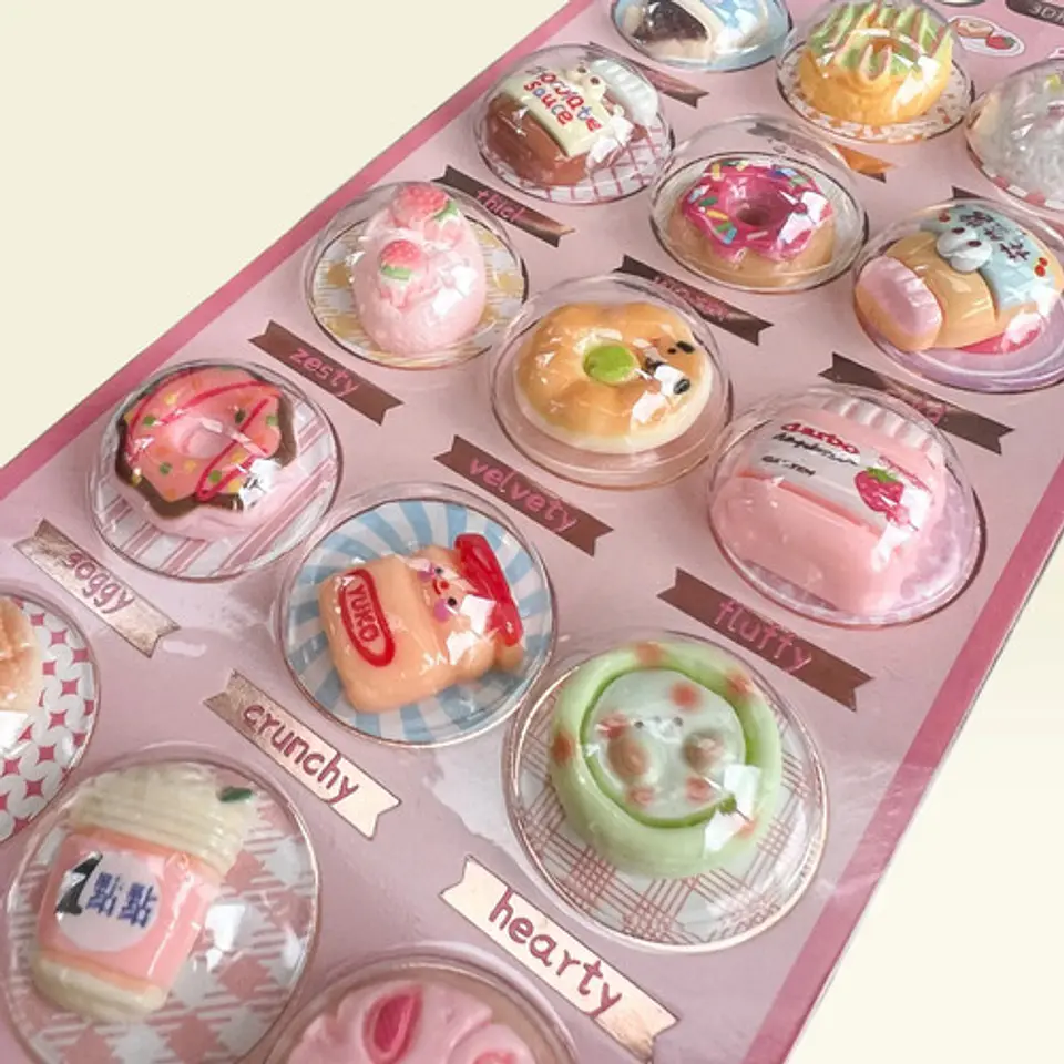 15 Stickers 3d Pegatinas Journaling, Junk Journal Charms 10