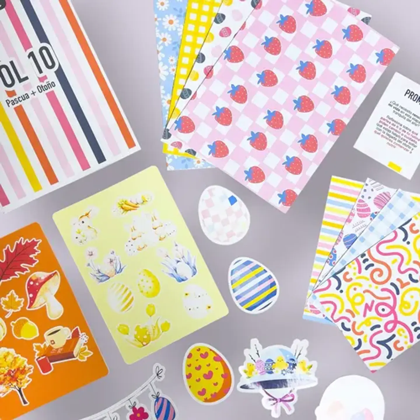 Sobre Scrapbook, Stickers Y Papelería Motivo Pascua Vol 10 2
