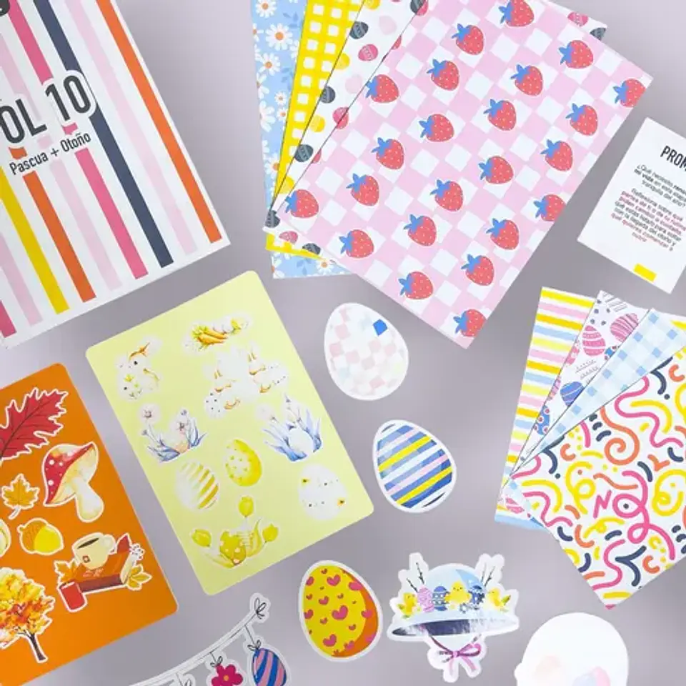 Sobre Scrapbook, Stickers Y Papelería Motivo Pascua Vol 10 2