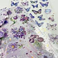 2 Láminas De Stickers / Pegatinas Mariposas Junk Journal - Miniatura 14