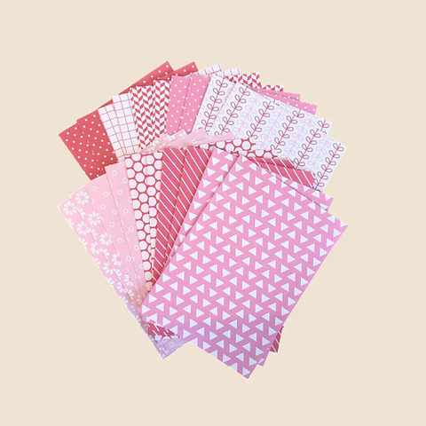 20 Papeles Scrapbook, Junkjournal, Papelería Rosa Pink Vol 1