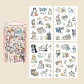 4 Láminas De Stickers Mascotas Animalitos Junk Journal - Miniatura 6