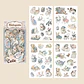 4 Láminas De Stickers Mascotas Animalitos Junk Journal - Miniatura 16