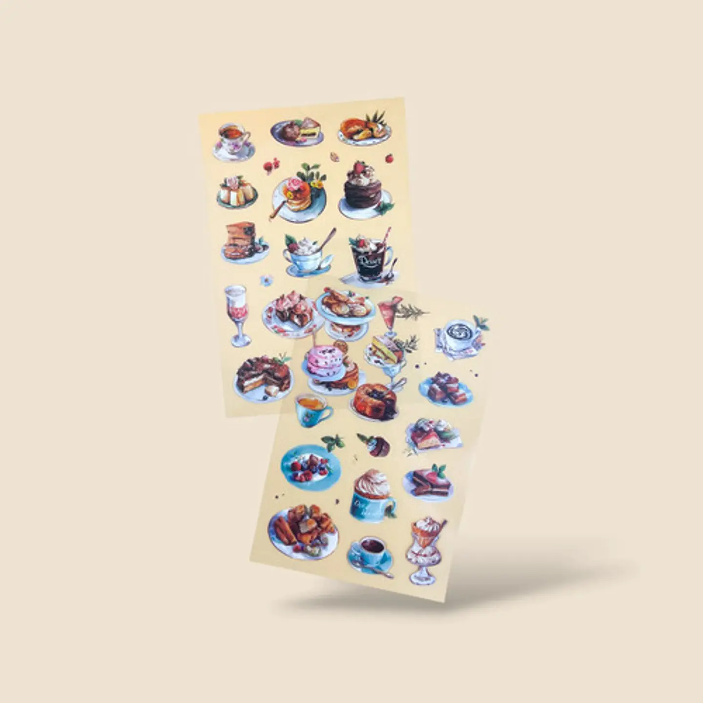 6 Láminas Stickers/pegatinas Para Junk Journal Y Journaling 5