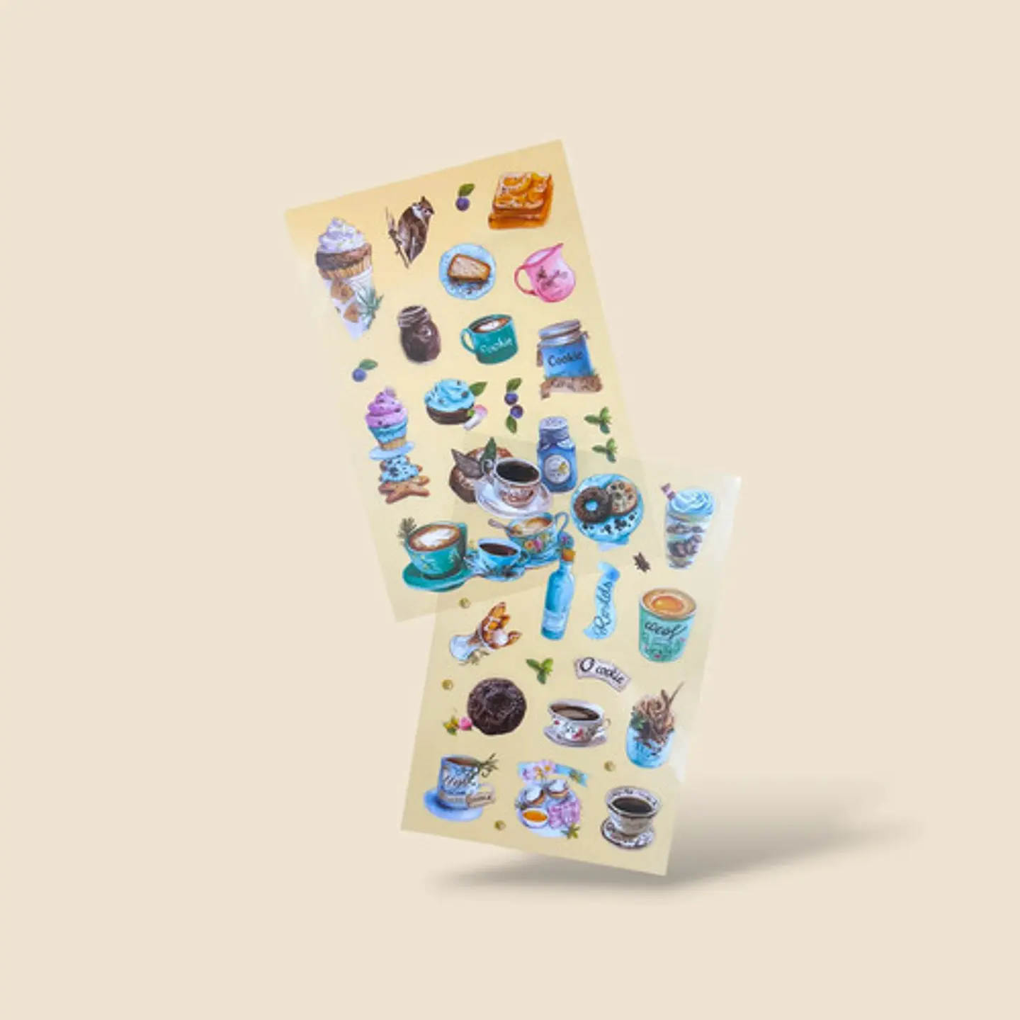 6 Láminas Stickers/pegatinas Para Junk Journal Y Journaling 13