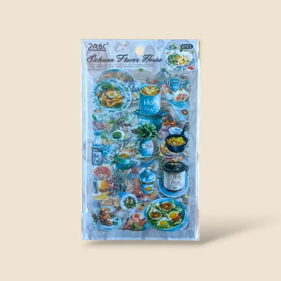 6 Láminas Stickers/pegatinas Para Junk Journal Y Journaling 21
