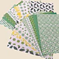 20 Papeles Scrapbook, Junk Journal, Papelería Verde Vol 1 - Miniatura 2