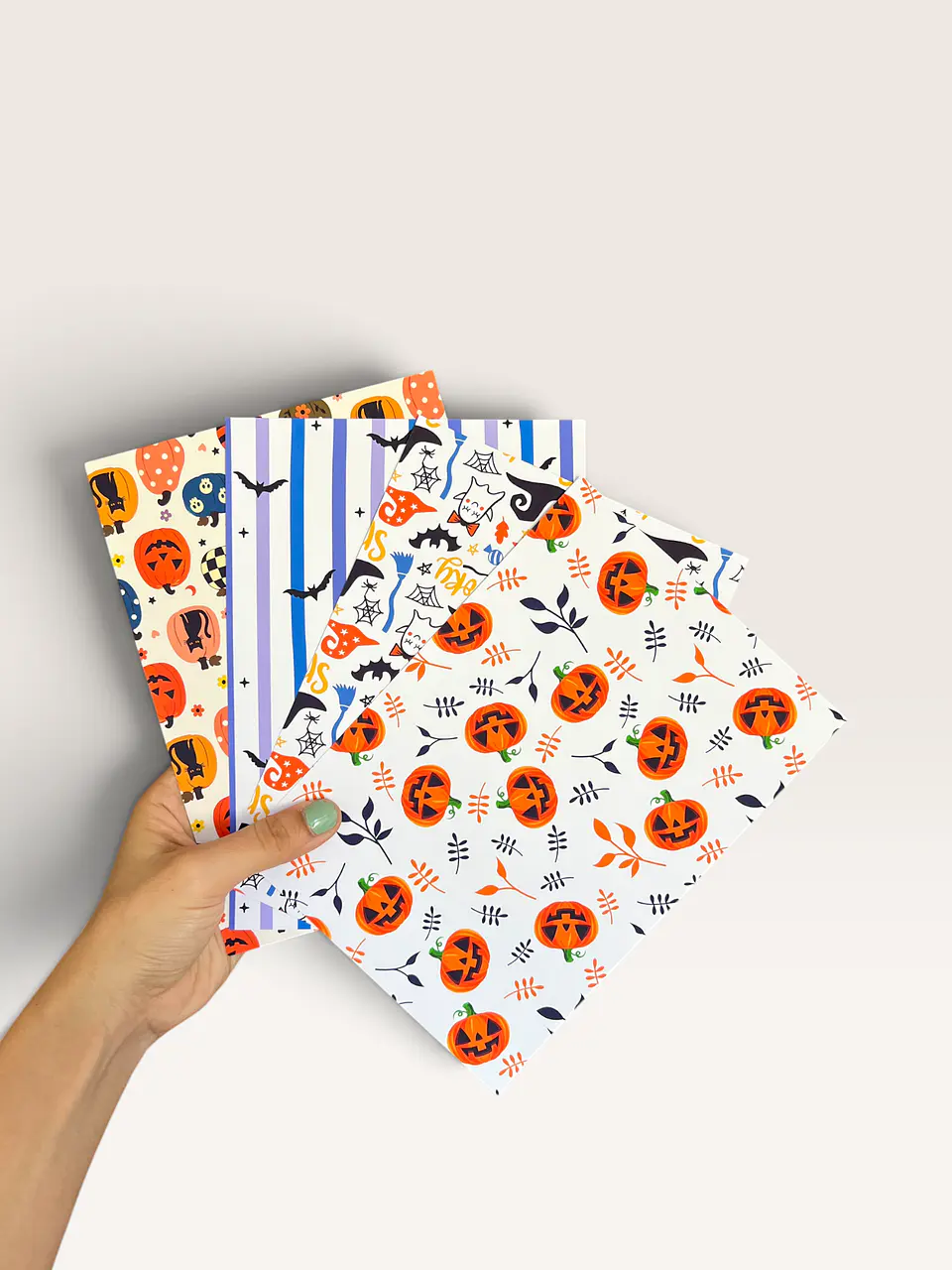 Set Stickers Y Papelería Halloween. Pegatinas Scrapbooking 6