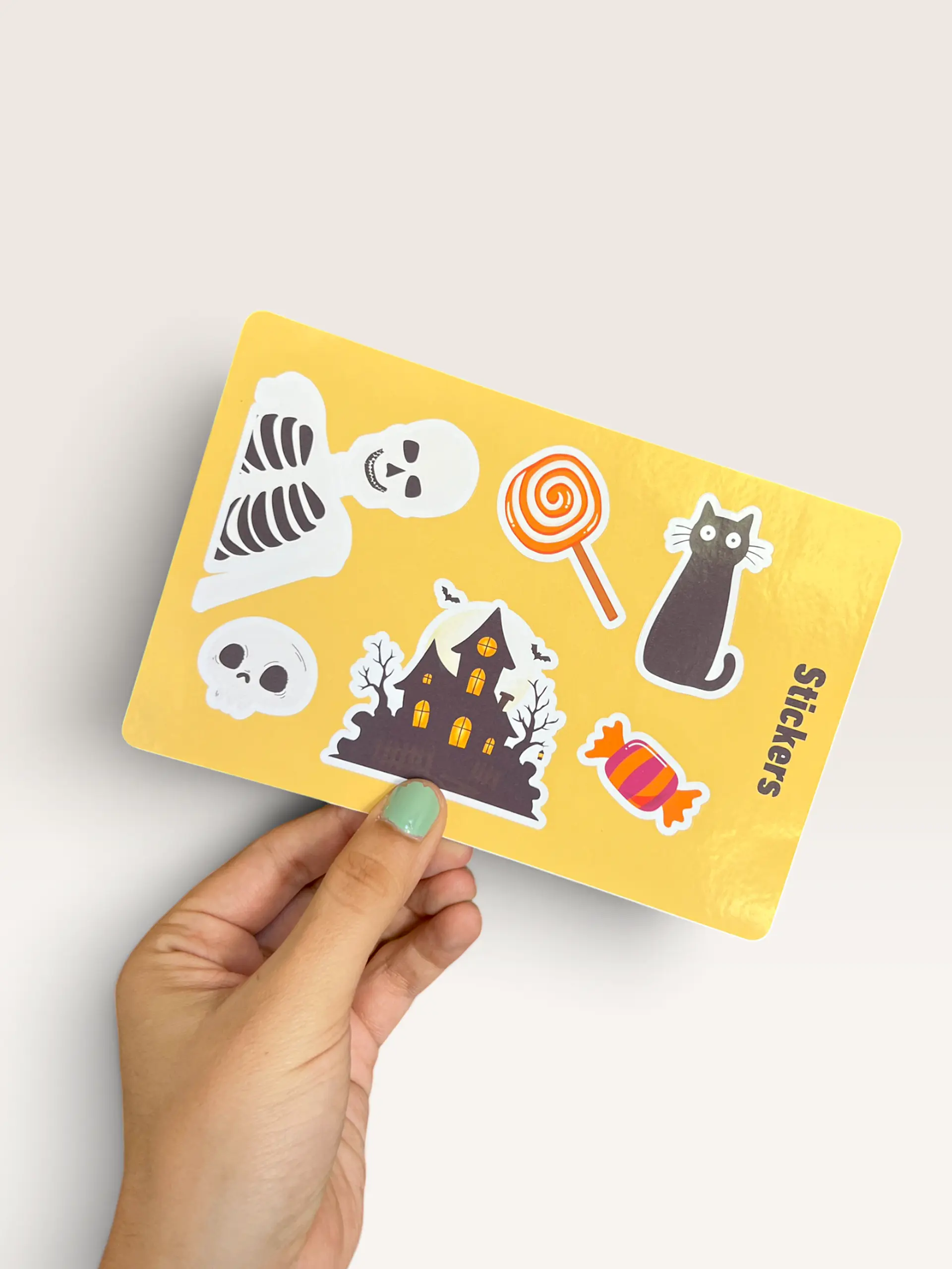 Set Stickers Y Papelería Halloween. Pegatinas Scrapbooking 2