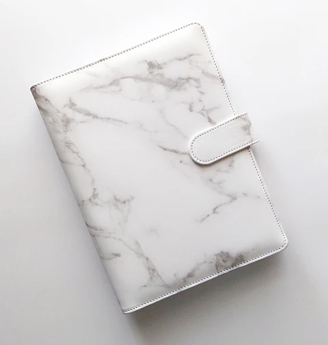 Marble Binder | A5 | Blanco