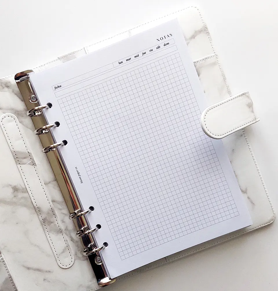Marble Binder | A5 | Blanco 2