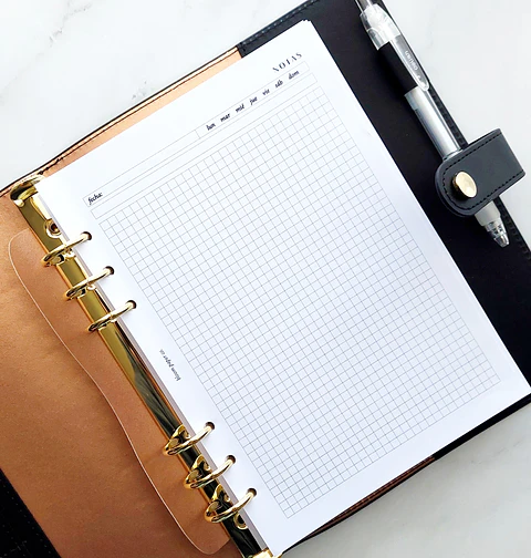 The Luxe Binder | A5 | Negro (2da Selección)