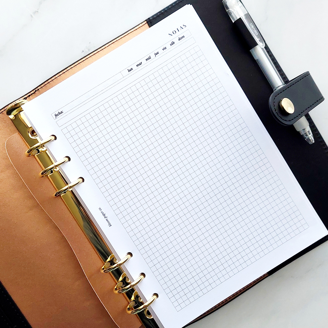 The Luxe Binder | A5 | Negro (2da Selección) 2