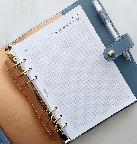 The Luxe Binder | A5 | Azul (2da Selección)