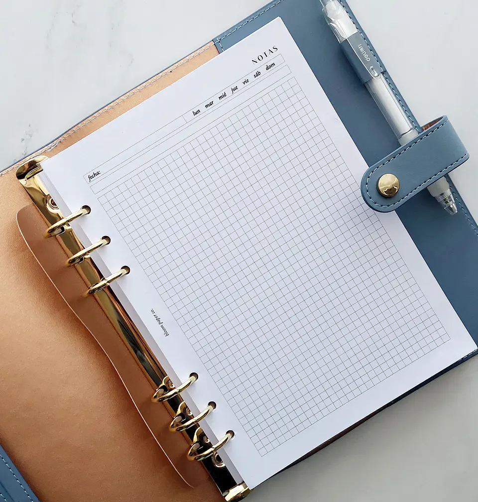 The Luxe Binder | A5 | Azul (2da Selección) 2