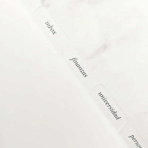 Stickers | Etiquetas Separadores SERIF