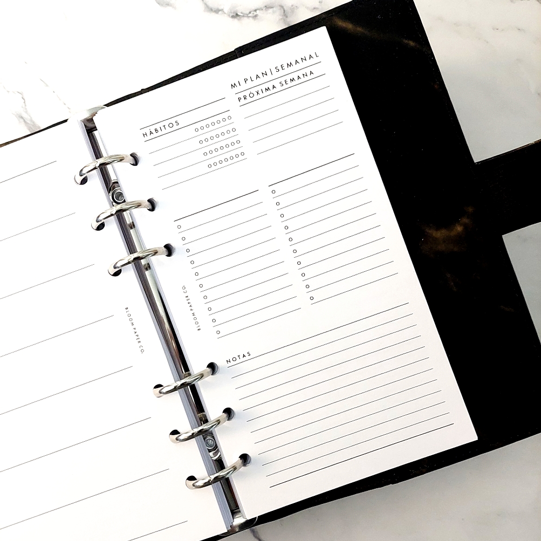 Insert | Personal | Vista Semanal N°2 2