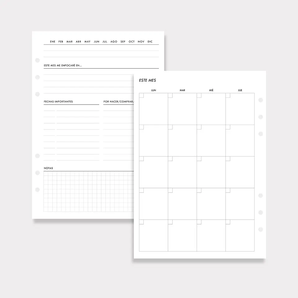 Planner 'Blooming Days' | Anual | GARDEN 7