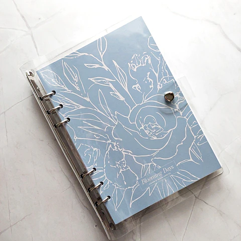 Planner 'Blooming Days' | Anual | SKY BLUE