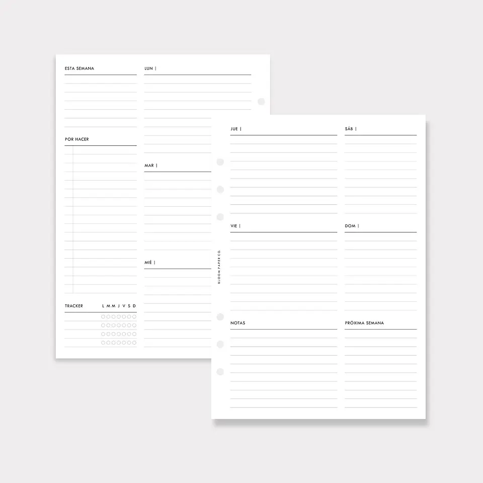 Planner 'Blooming Days' | Anual | GARDEN 2