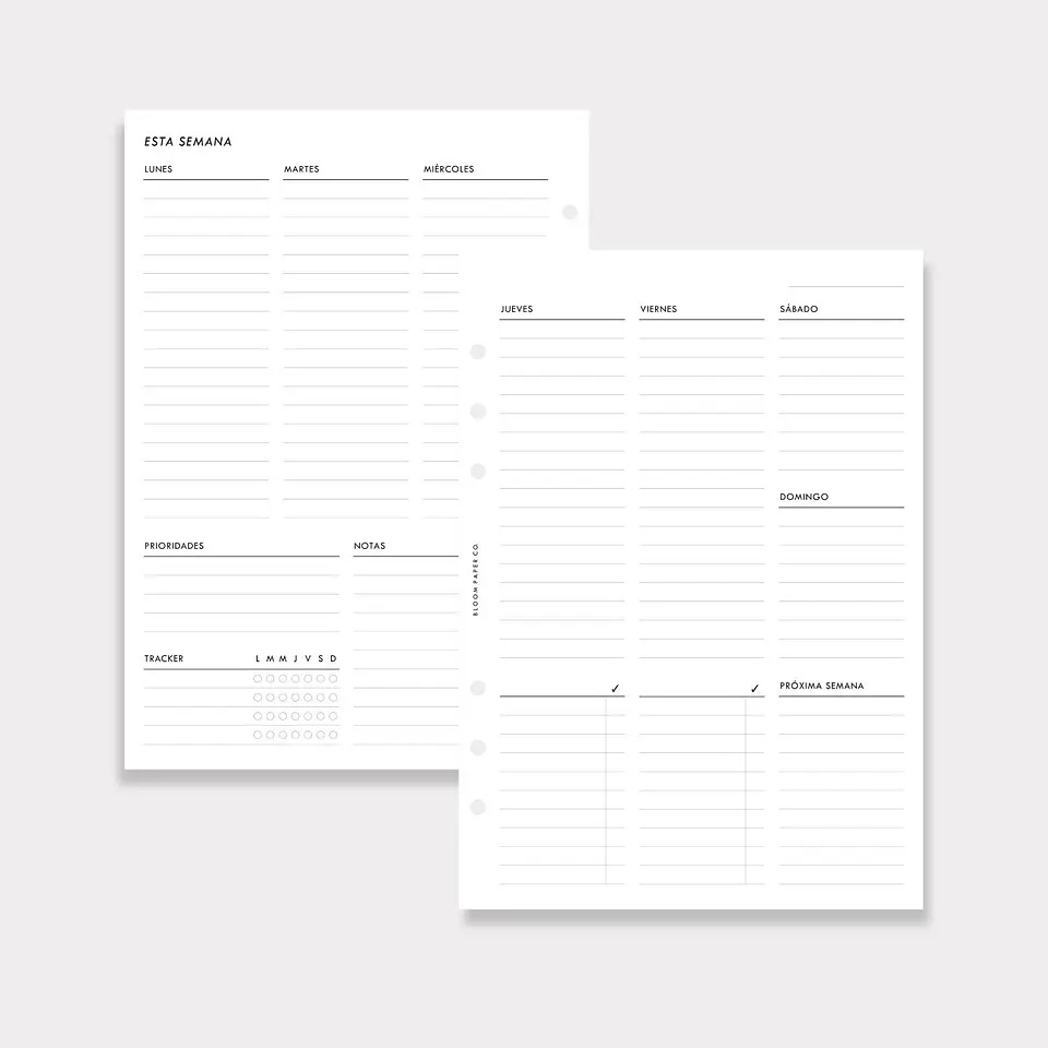 Planner 'Blooming Days' | Anual | GARDEN 4