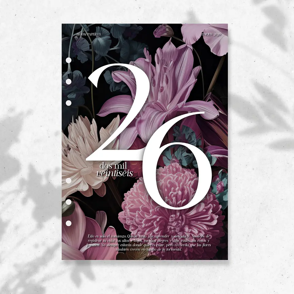 2026 | A5 | Portada | Floral Ver. 1 1
