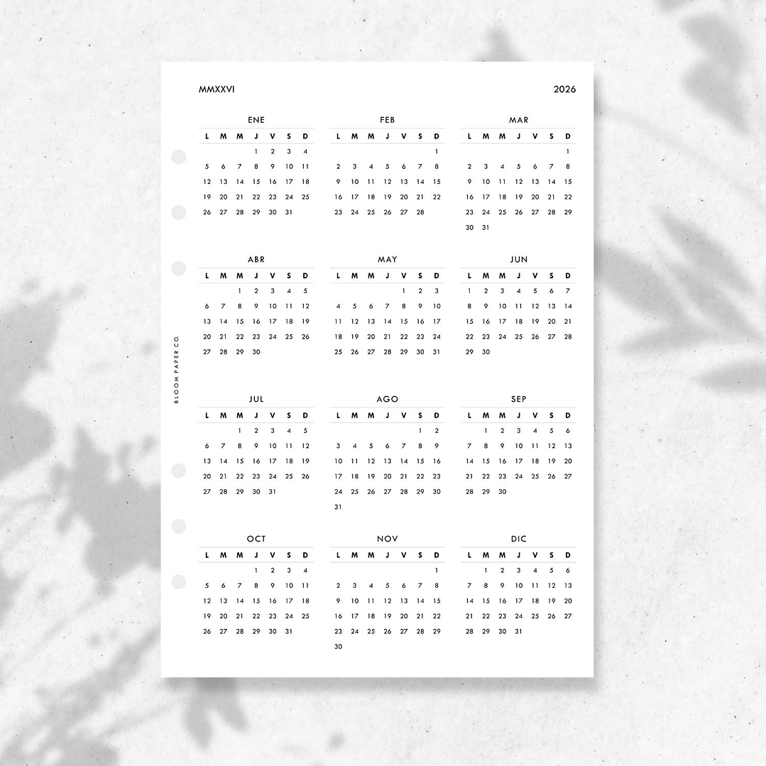 Agenda 2026 | Floral Color 4