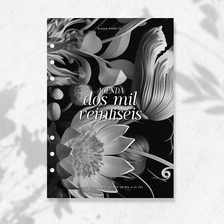 Agenda 2026 | Floral B&W 2