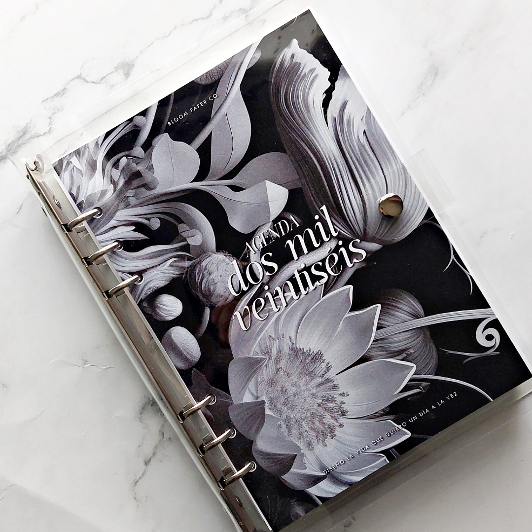 Agenda 2026 | Floral B&W 1