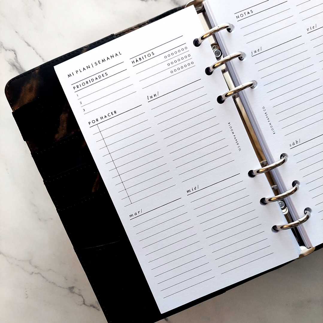 Insert | Personal | Vista Semanal N°1 (Con Complementos) 1