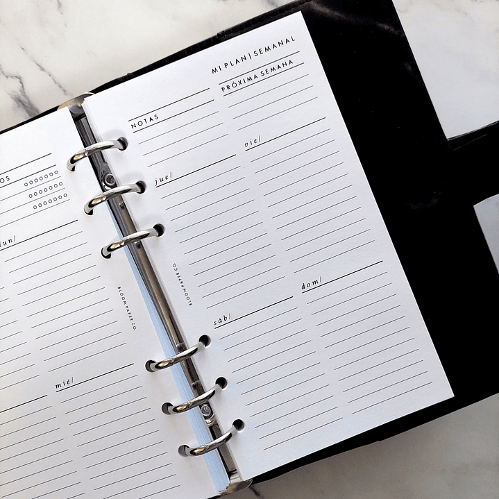 Insert | Personal | Vista Semanal N°1 (Con Complementos) 2