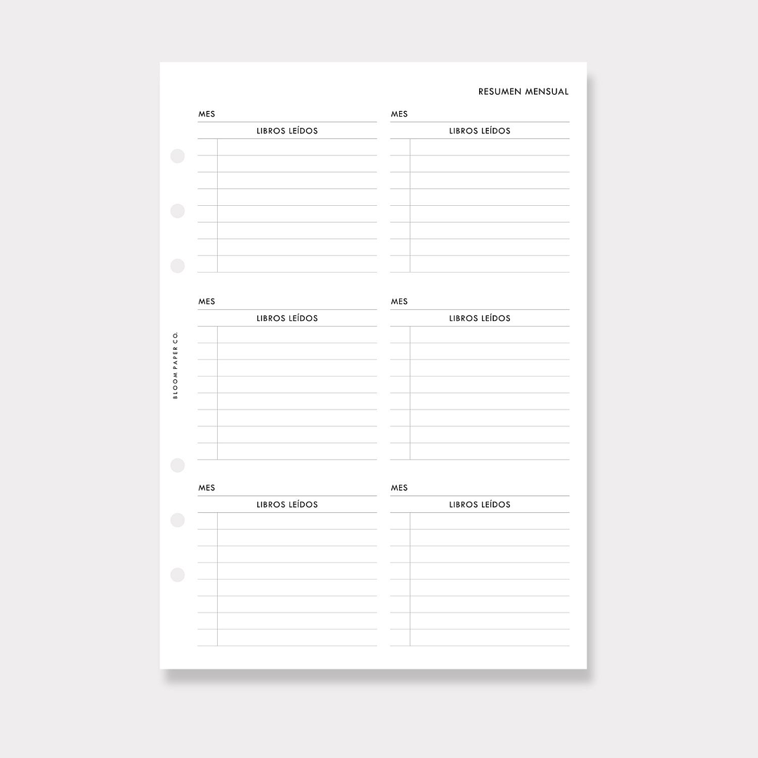 Insert | A5 | Registro de Lecturas 4