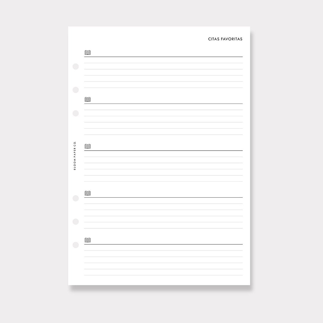 Insert | A5 | Registro de Lecturas 3