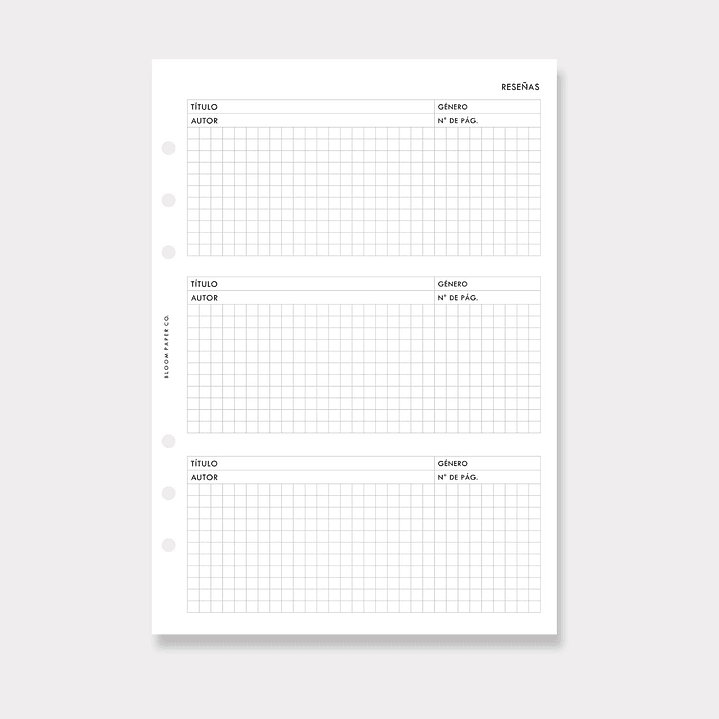 Insert | A5 | Registro de Lecturas 2