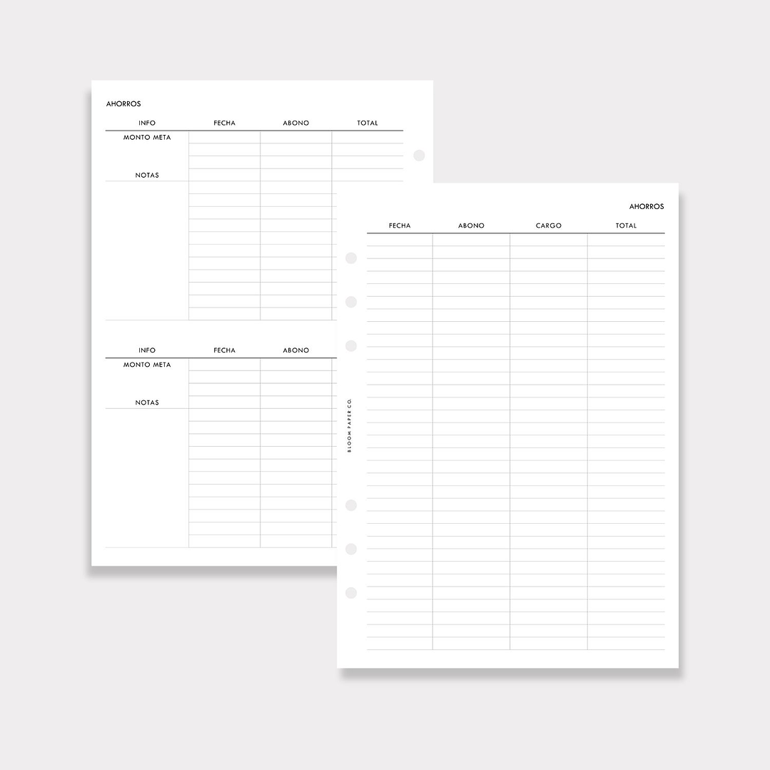 Insert | A5 | Registro de Finanzas (Completo) 5