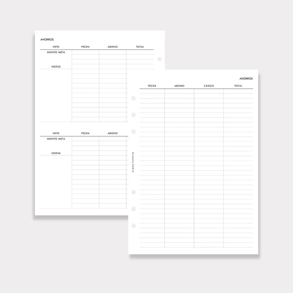 Insert | A5 | Registro de Finanzas (Completo) 5