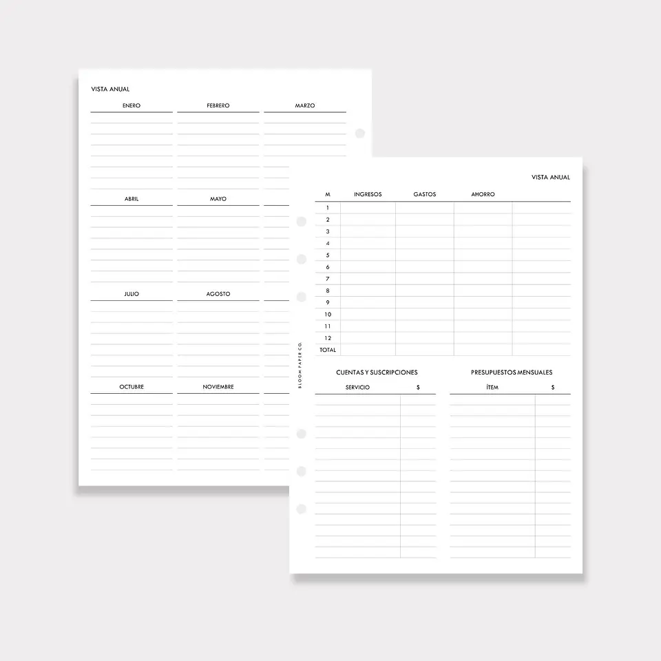 Insert | A5 | Registro de Finanzas (Simple) 1